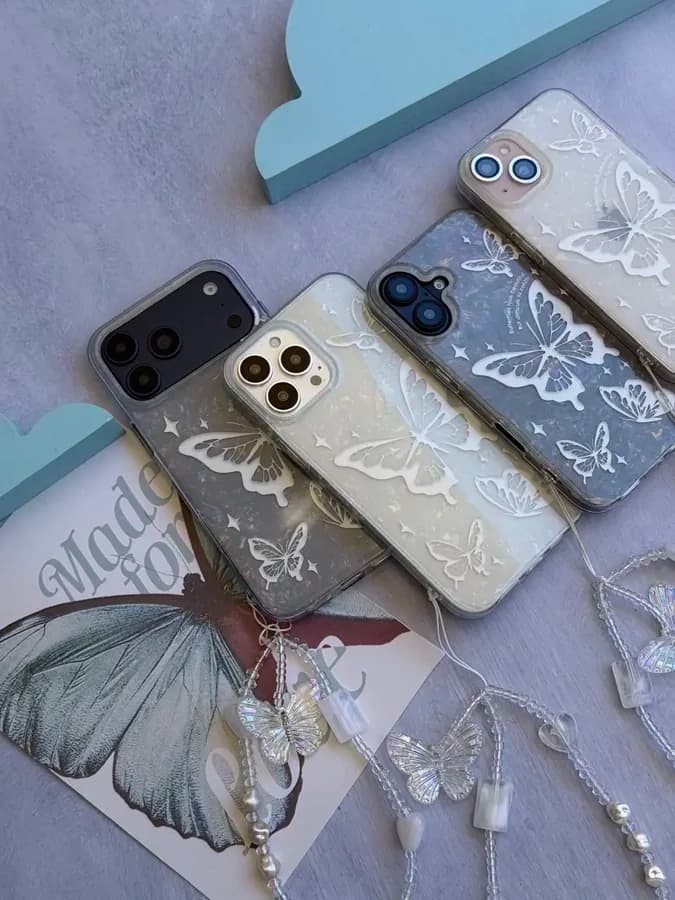 قاب Ice Butterfly با آویز (کدC2230) — تصویر ۶