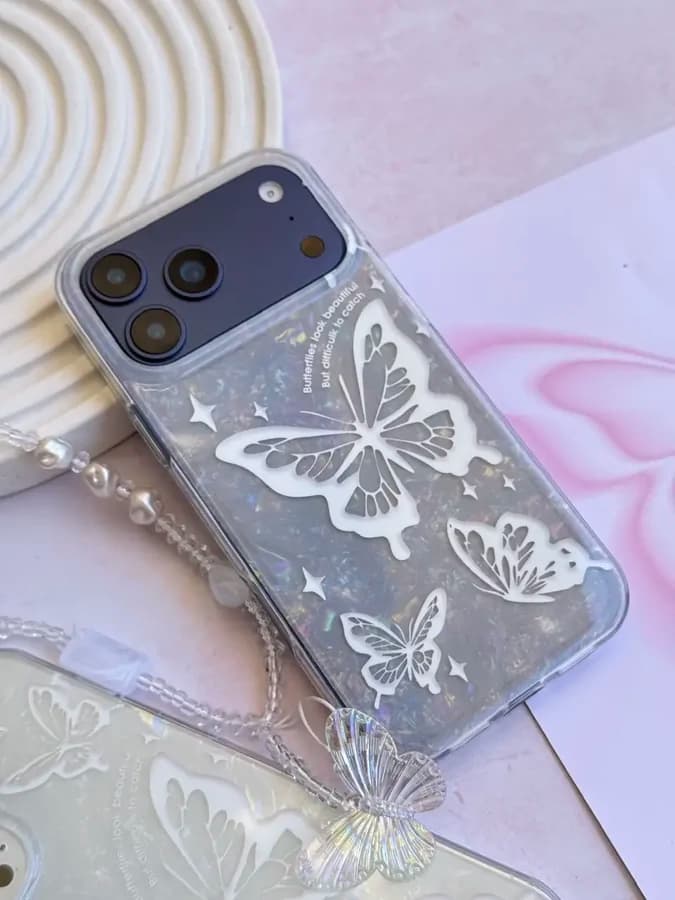 قاب Ice Butterfly با آویز (کدC2230) — تصویر ۳