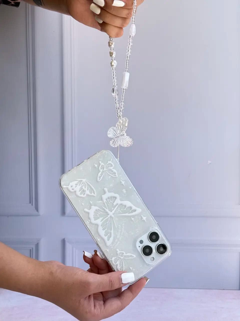 قاب Ice Butterfly با آویز (کدC2230) — تصویر ۸