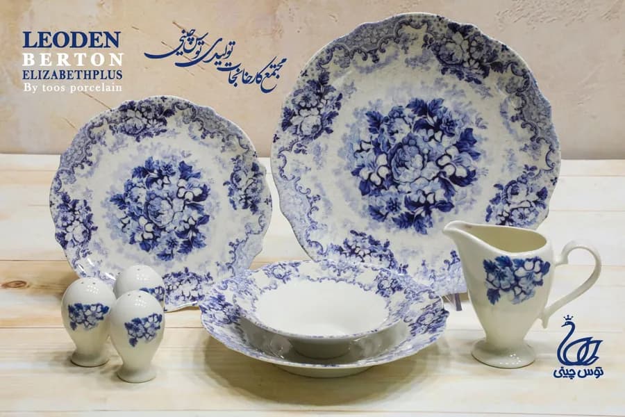 سرویس چینی الیزابت پلاس MAP طرح لئودن 6 نفره 30 پارچه چینی توس قالب برتون — تصویر ۶