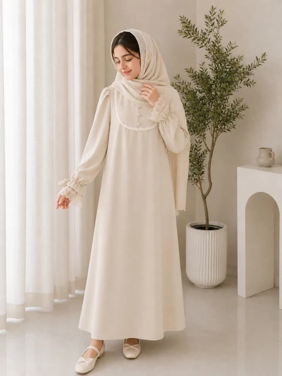 عبا دخترانه و زنانه شادلین — تصویر ۶