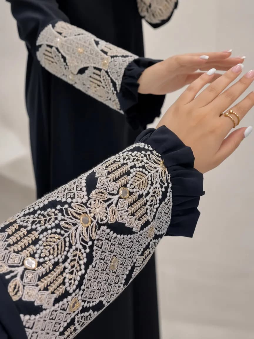 عبا مجلسی زنانه گلرخ — تصویر ۳