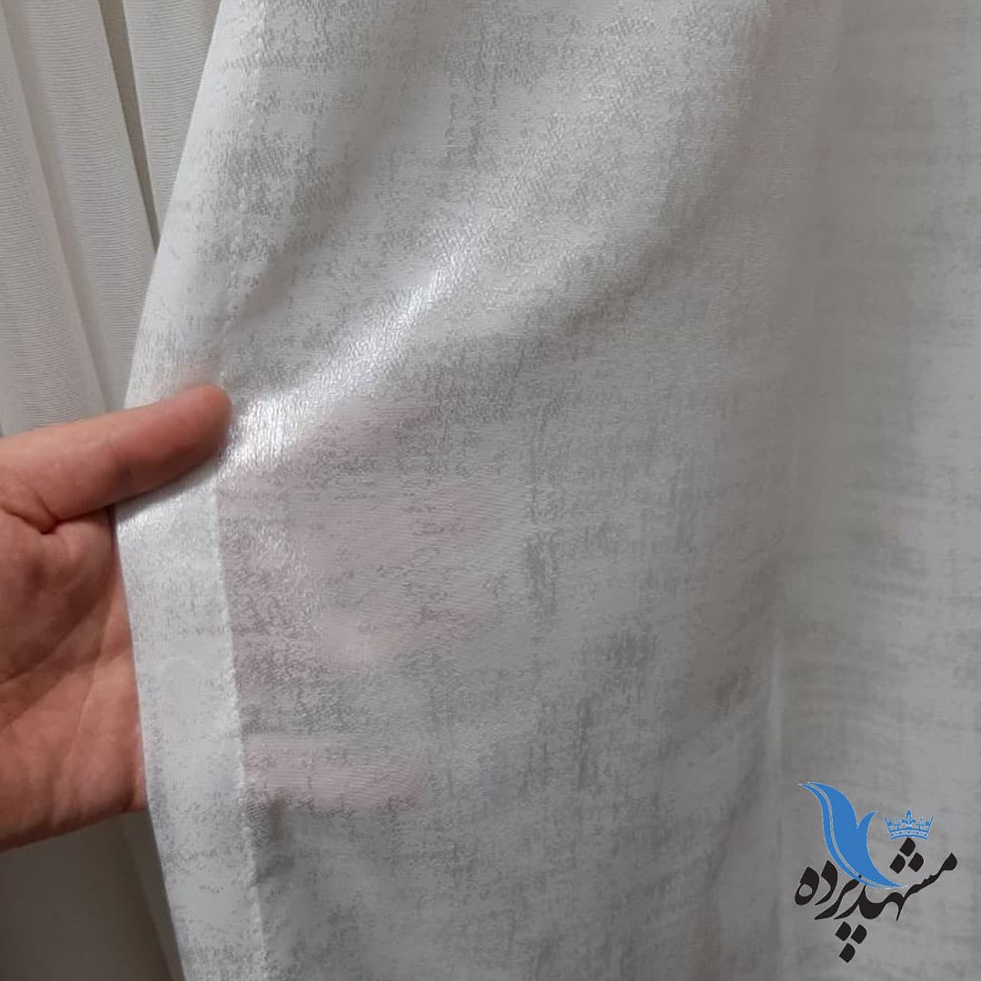 پرده حریر محو پتینه بدون نیاز به آستری — تصویر ۲