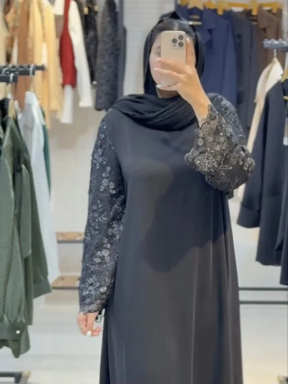 عبا مجلسی زنانه آیلین — تصویر ۵