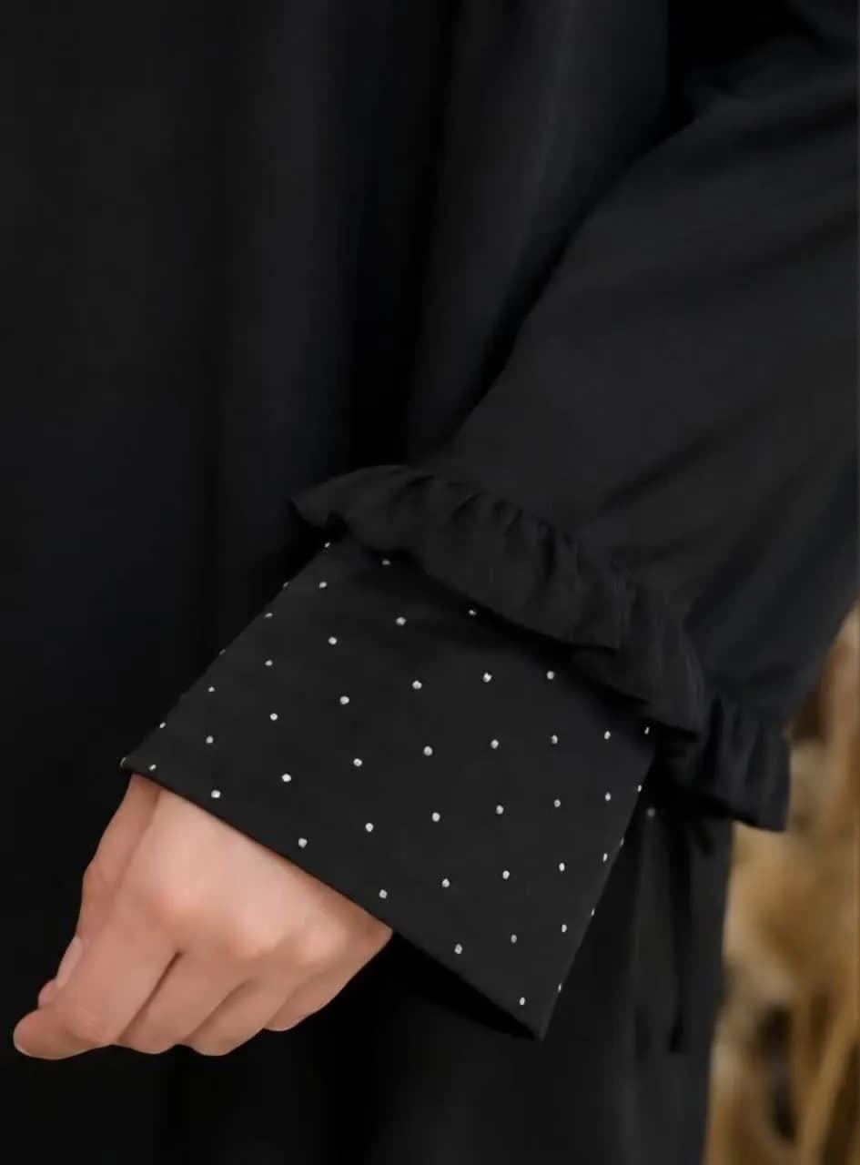 عبا مجلسی زنانه نگین کوب — تصویر ۳