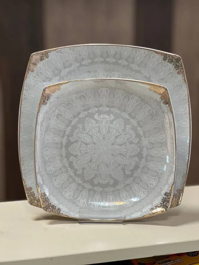 سرویس چینی پردیس طرح منچستر طلایی 6 نفره 30 پارچه کد 2041B