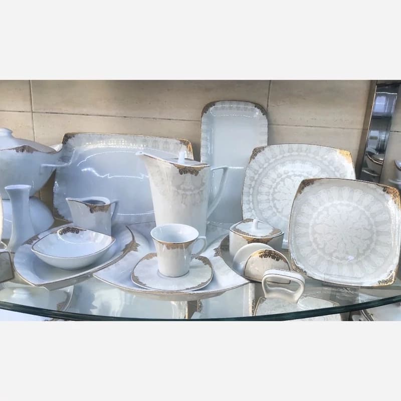 سرویس چینی پردیس طرح منچستر طلایی 6 نفره 30 پارچه کد 2041B — تصویر ۶