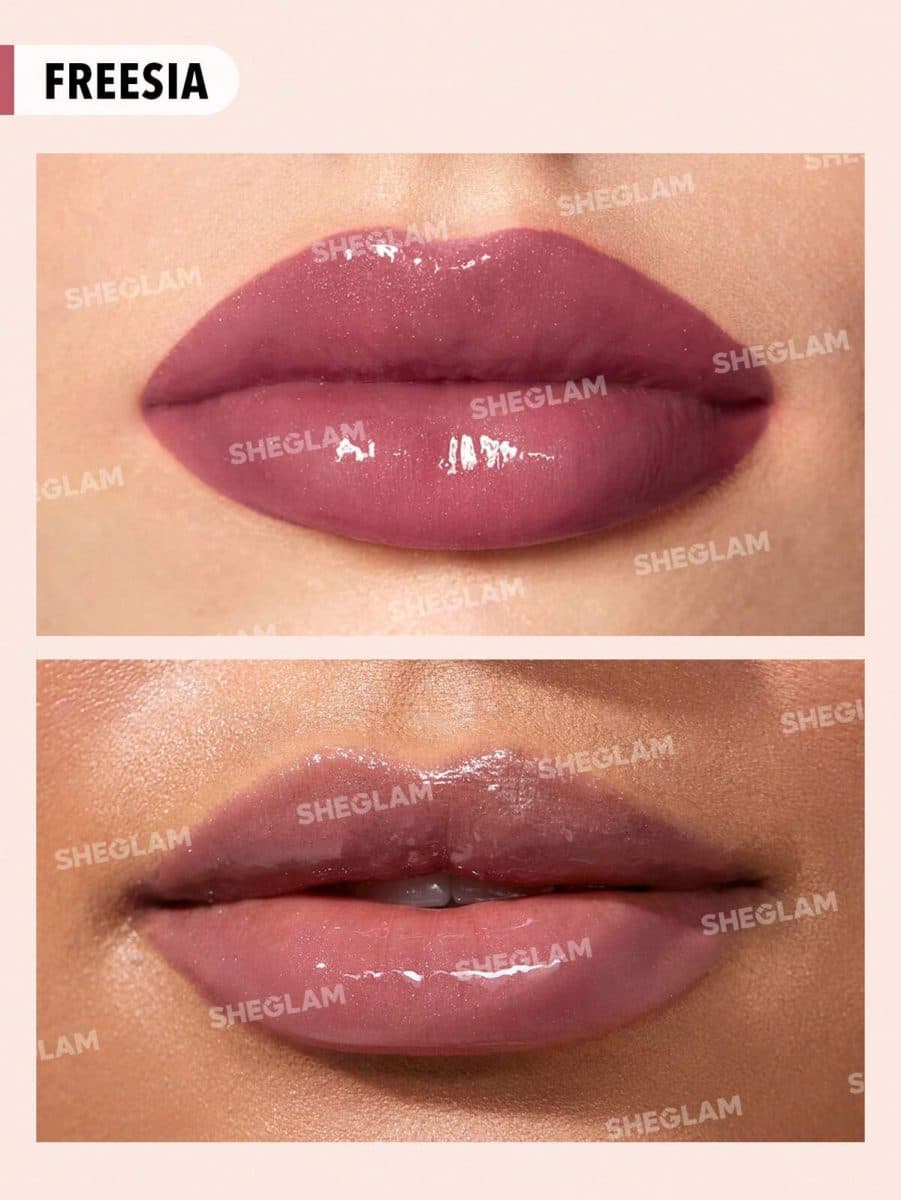 لیپ گلاس شاین دار شیگلم SHEGLAM رنگ FREESIA — تصویر ۳