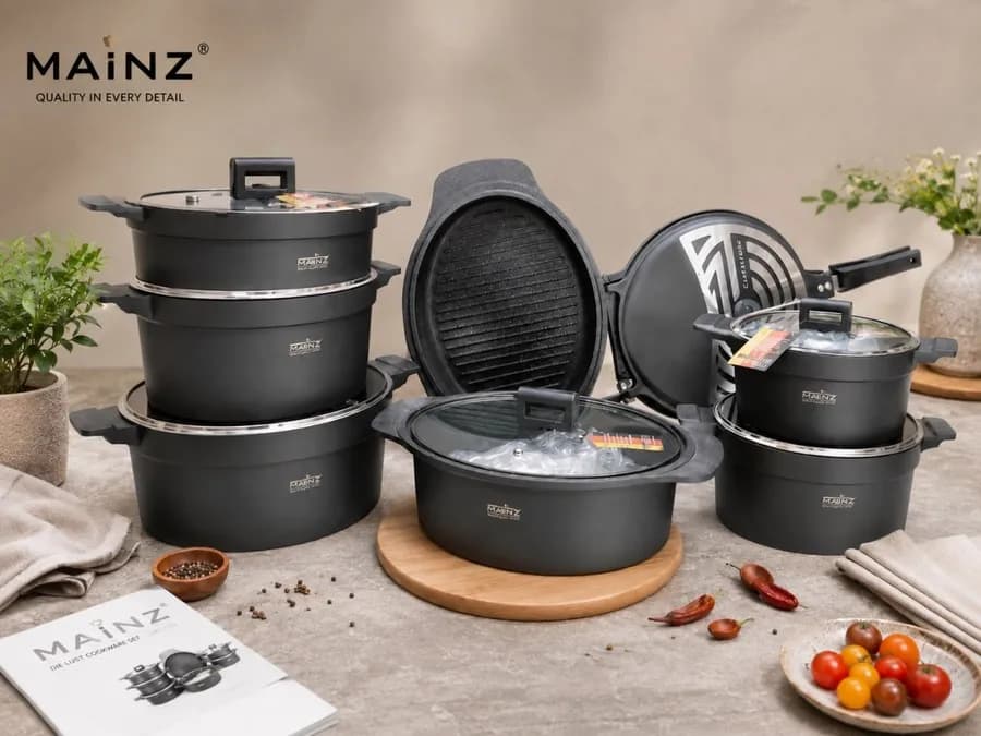 سرویس قابلمه گرانیتی 15 پارچه ماینز (MAINZ)