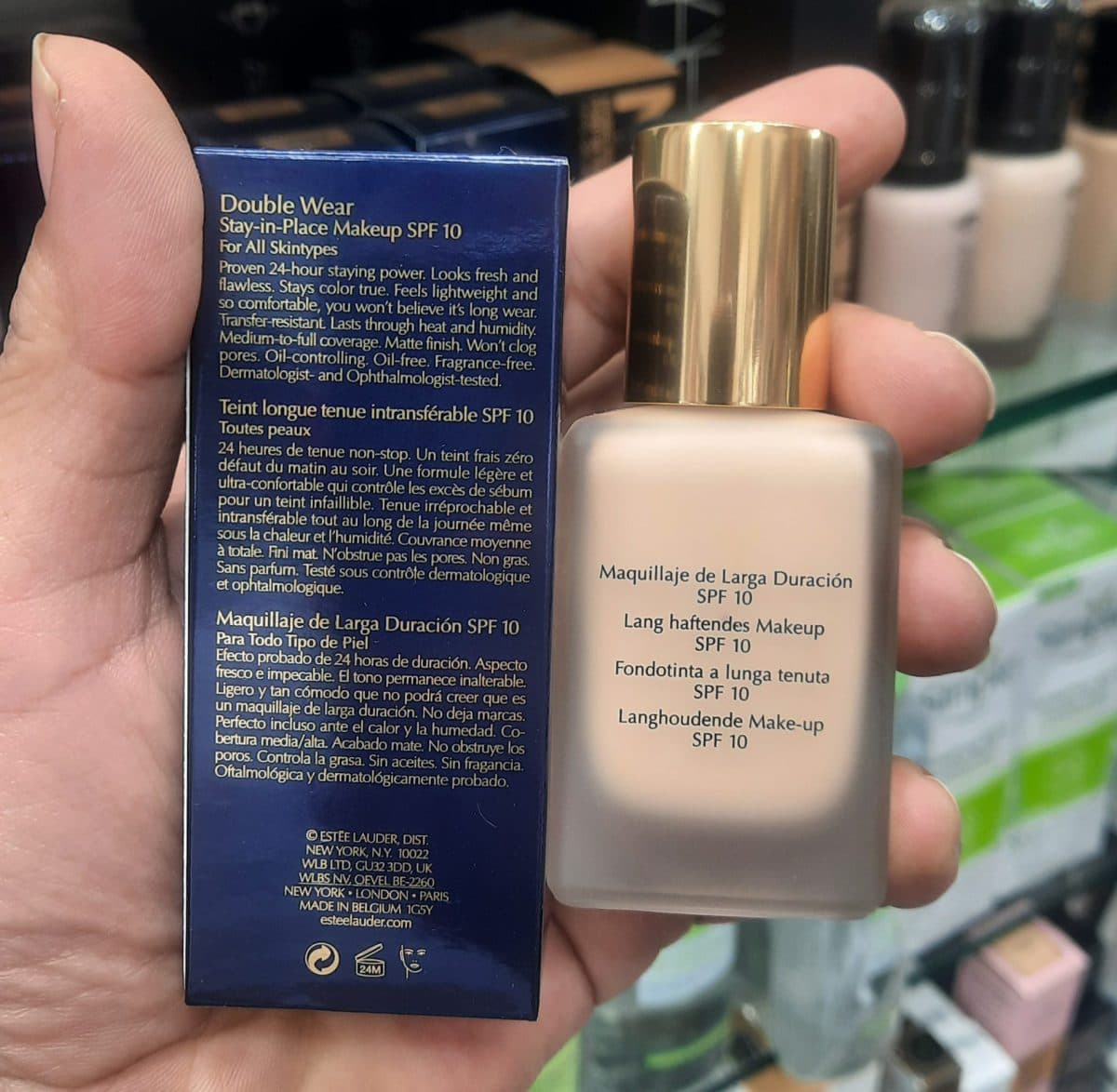 کرم پودر استی لادر Estee Lauder مدل Double Wear شماره ۲C0 حجم۳۰ml — تصویر ۴