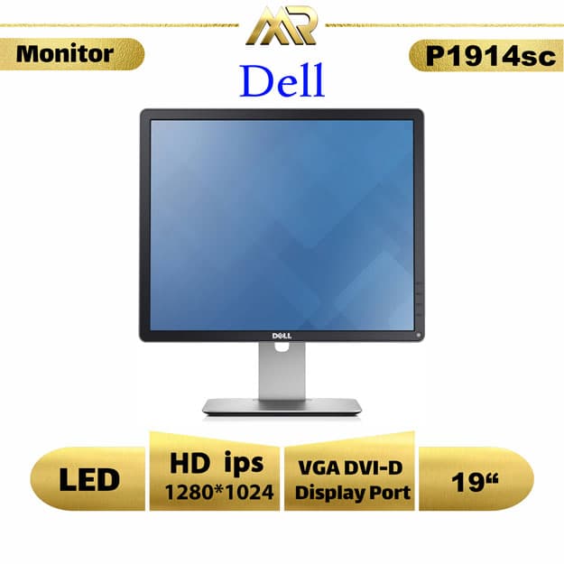 مانیتور استوک دل P1914Sc پنل IPS سایز 19 اینچ