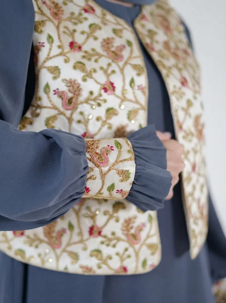 عبا مجلسی زنانه طاوووس — تصویر ۸