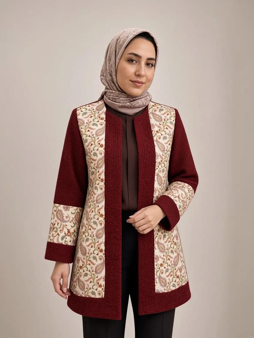 کت زنانه مجلسی آذر — تصویر ۳