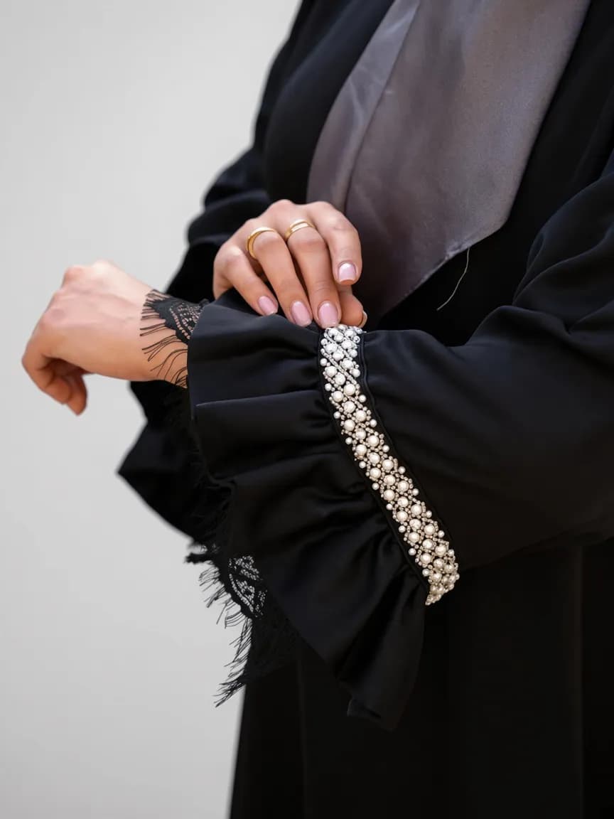 عبا مجلسی زنانه مروارید — تصویر ۳