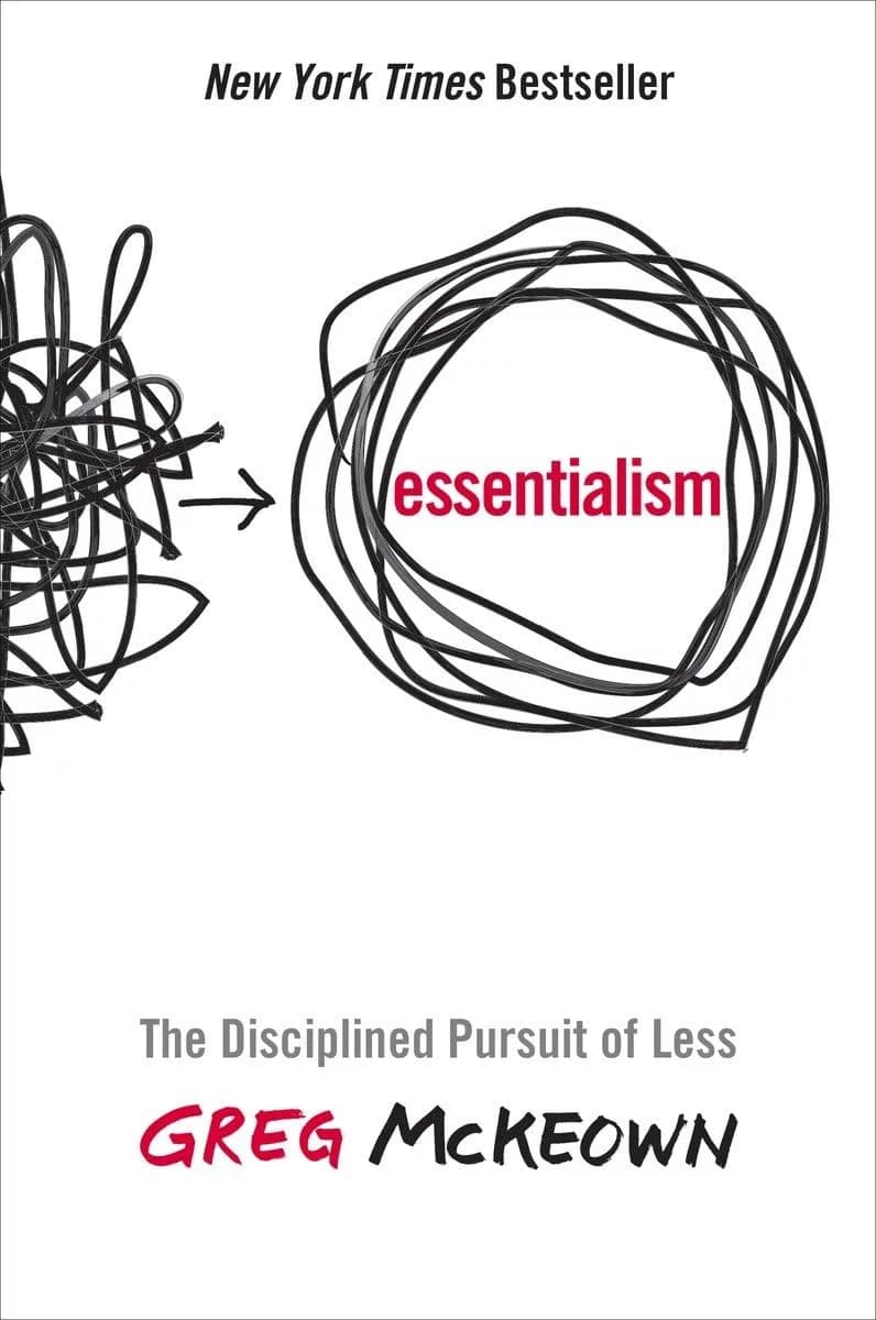 کتاب Essentialism: The Disciplined Pursuit of Less (اصالتگرایی: پیگیری منظمِ کمتر اما بهتر) نسخه انگلیسی PDF | گرگ مککیون