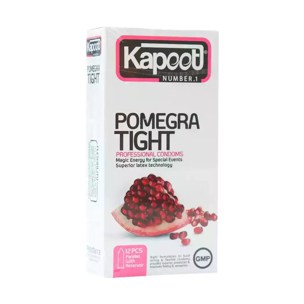 کاندوم کاپوت مدل Pomegra Tight بسته ۱۲ عددی
