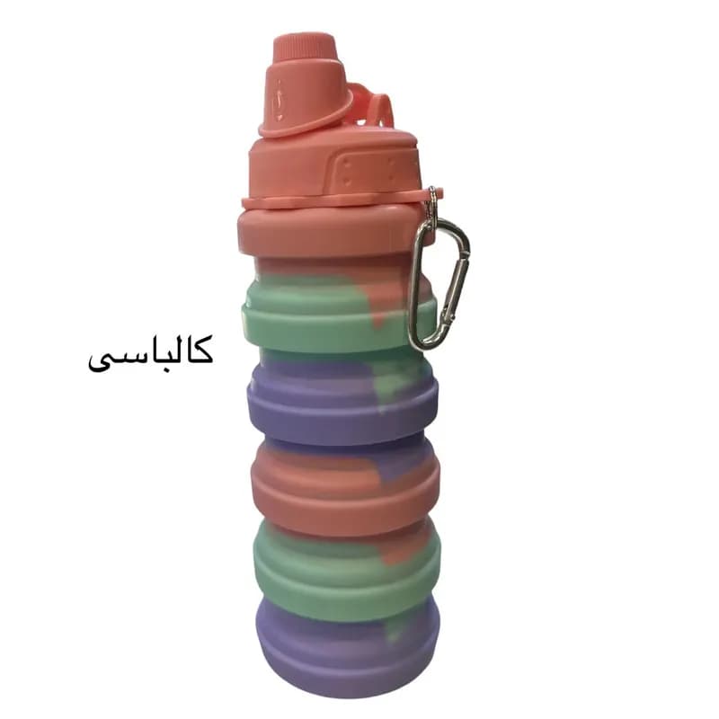 قمقمه مدل سیلیکونی تاشو New 2 گنجایش ۰.۵ لیتر — تصویر ۳