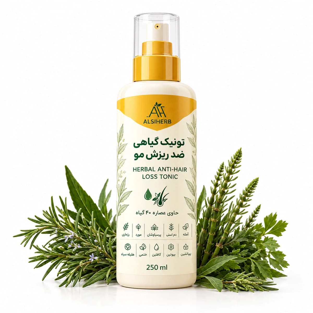 تونیک گیاهی ضد ریزش مو