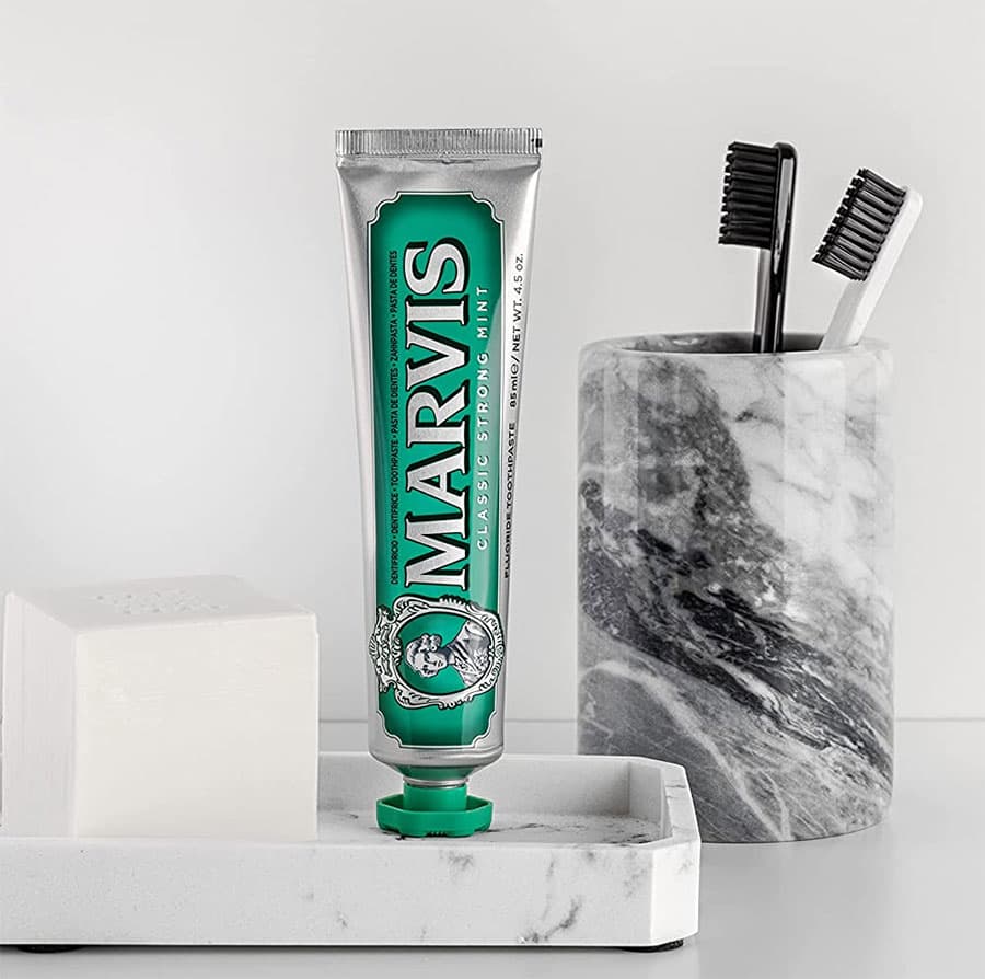 خمیردندان کلاسیک نعنایی مارویس Marvis Classic Strong Mint حجم ۸۵ml اصل ایتالیا — تصویر ۷