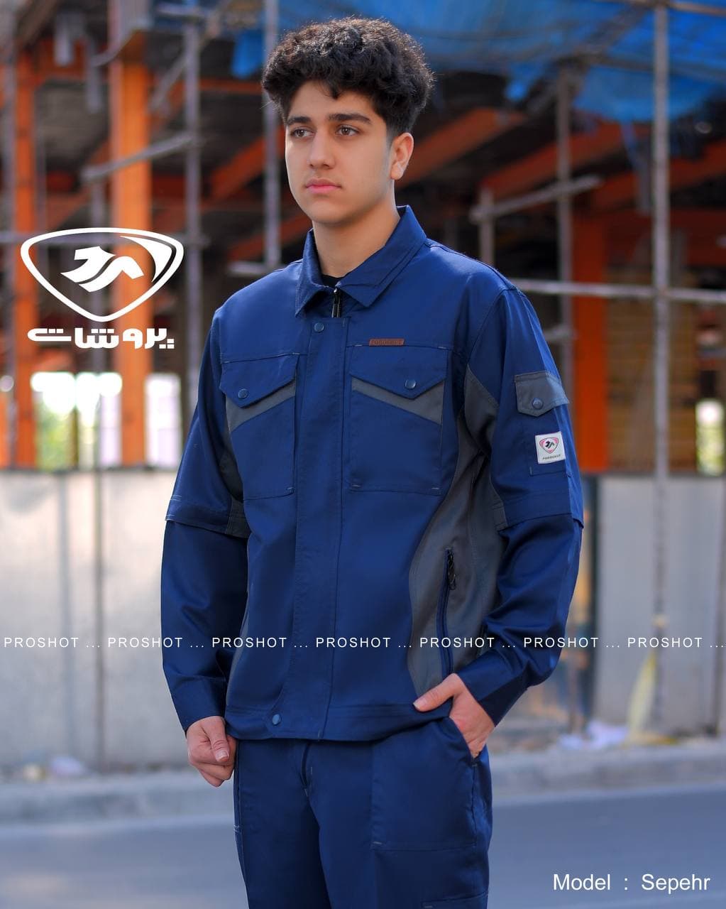 کاپشن شلوار صنعتی مدل سپهر — تصویر ۳