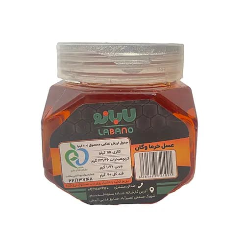 عسل خرما وگان 450 گرم لابانو — تصویر ۲
