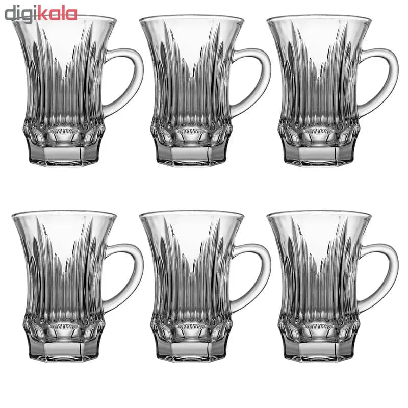 استکان ایرنا مدل پارما بسته 6 عددی — تصویر ۲