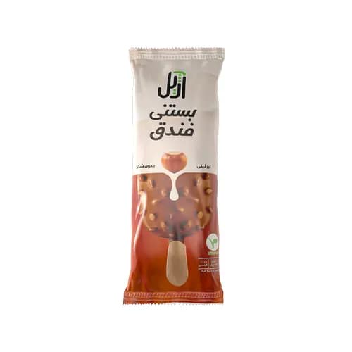 بستنی چوبی فندقی 60 گرم وگان آژیل