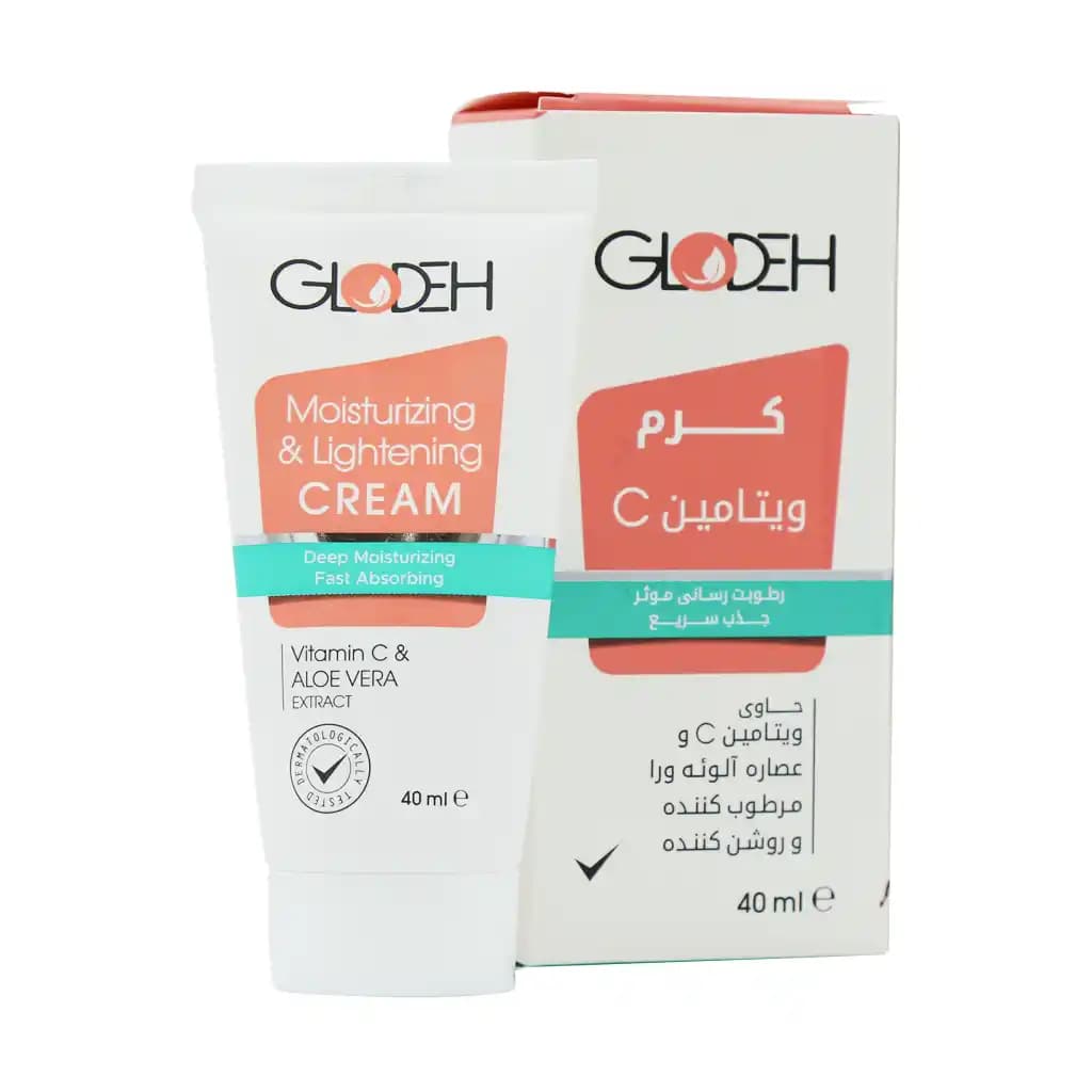 کرم مرطوب کننده و روشن کننده گلوده راسن 40 میلی لیتر — تصویر ۲