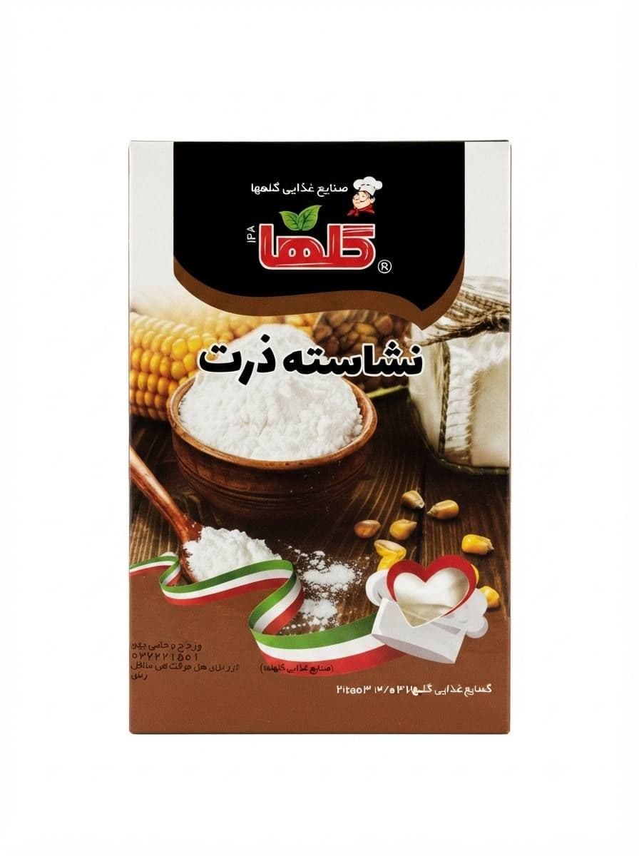نشاسته ذرت 150گرمی گلها کد 614