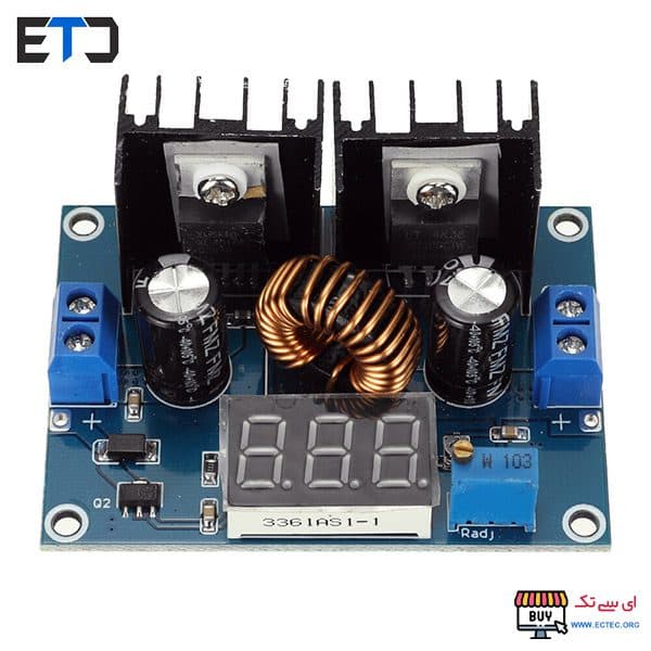 ماژول کاهنده 8 آمپر 200 وات XL4016E1 به همراه نمایشگر ولتاژ — تصویر ۱۲