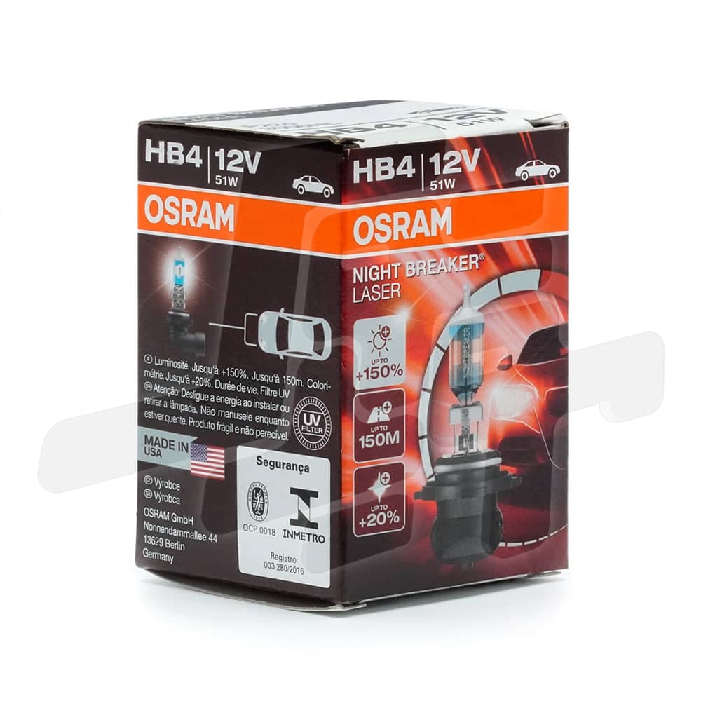 لامپ نایت بریکر لیزر اسرام HB4 9006NL — تصویر ۵