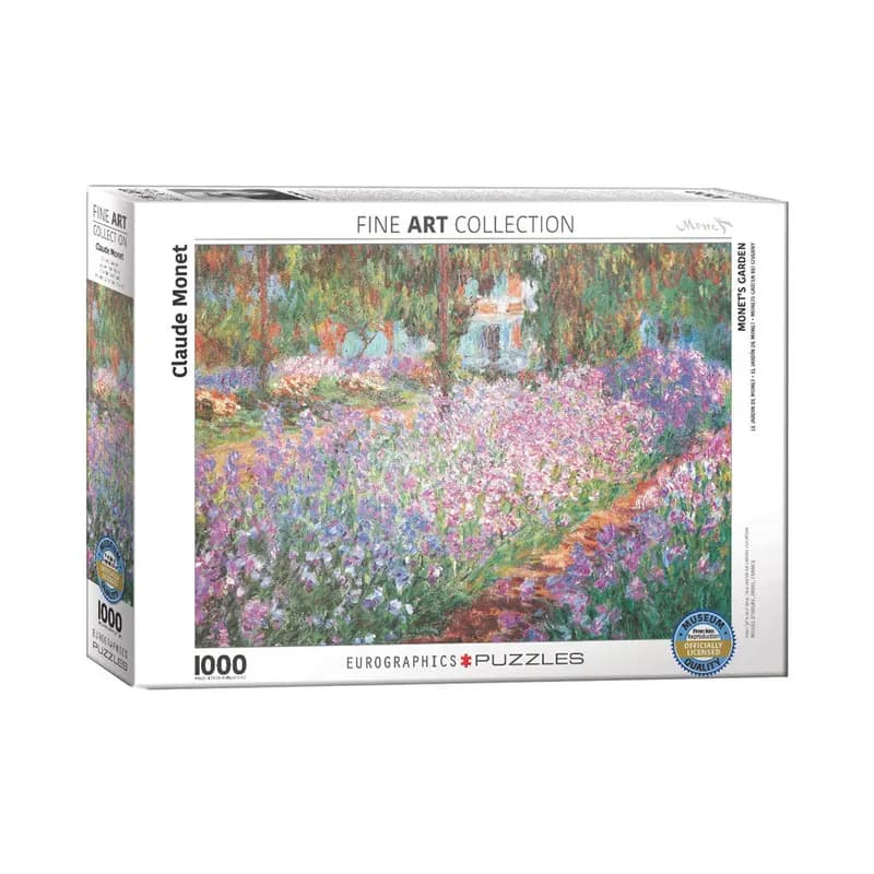 پازل 1000 تکه یوروگرافیکس پازلز طرح Monet Garden کد 4908 — تصویر ۲