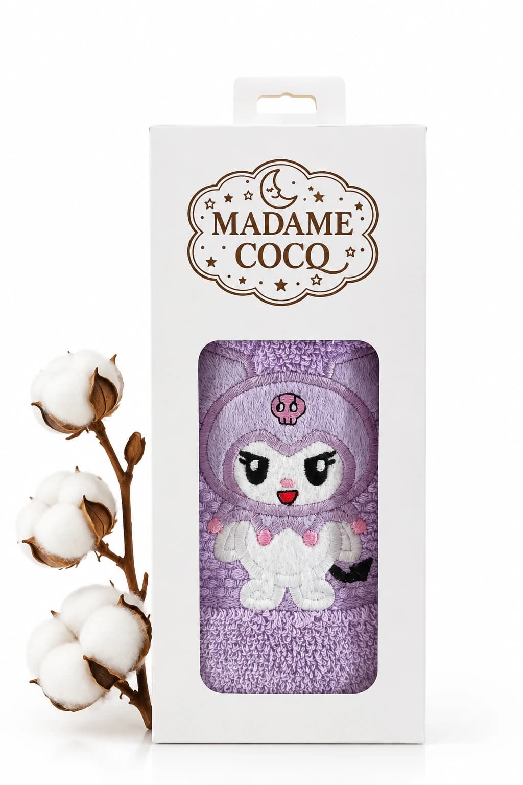 حوله دستی 60*40 کودک طرح کرومی برند madame coco