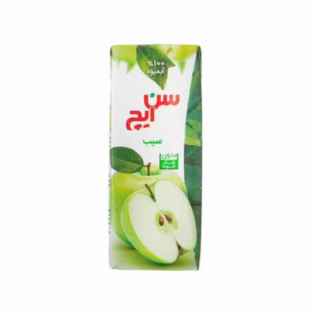 آبمیوه طبیعی بدون شکر سیب 1 لیتری سن ایچ