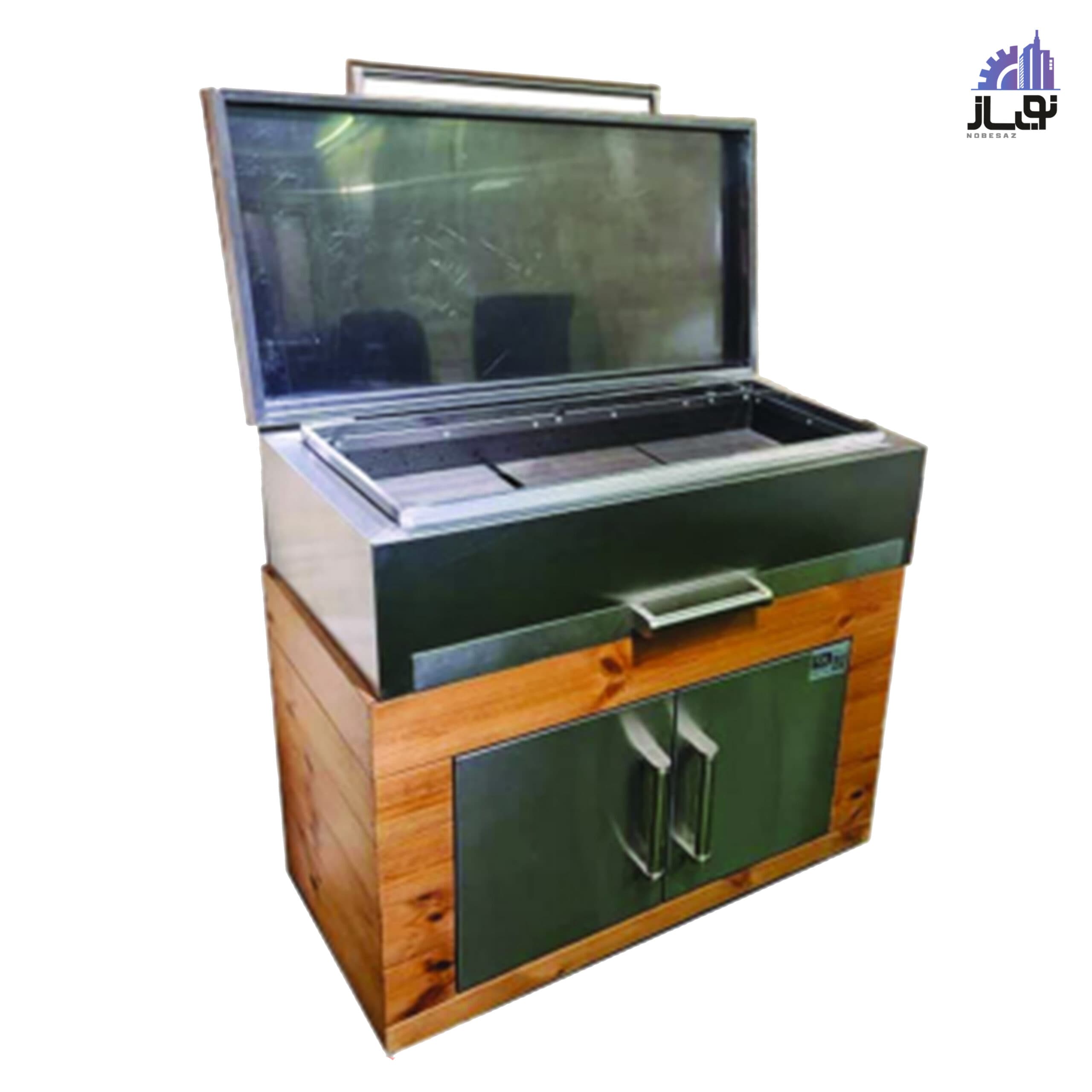 باربیکیو ۱۱۰ سانت ذغالی عرض 50 کد cc110