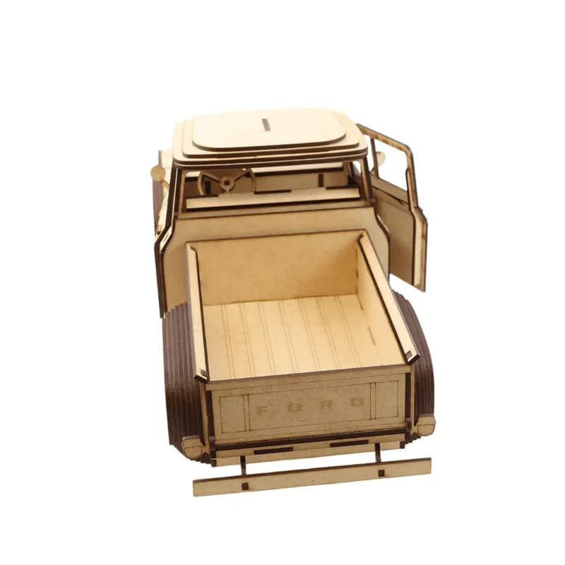 ساختنی 193 تکه مدل ماکت چوبی ماشین کد M181 — تصویر ۴