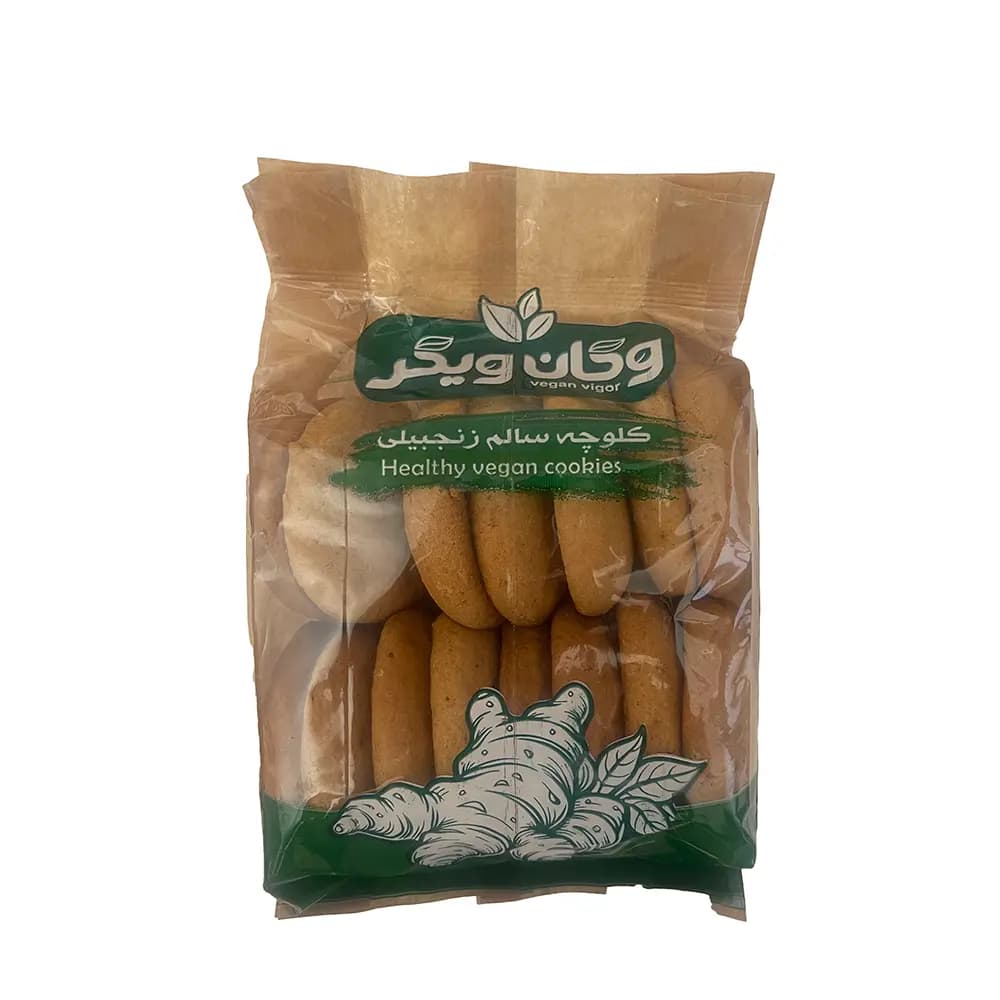 کلوچه سنتی 16 عددی زنجبیلی سلفونی وگان ویگر