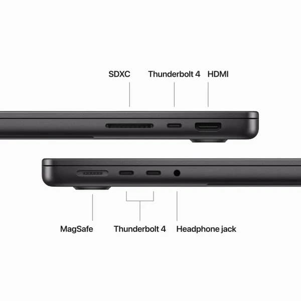 لپ تاپ اپل 14.2 اینچی مدل MacBook Pro MX2J3 2024-M4 Pro-24GB RAM-1TB SSD — تصویر ۷