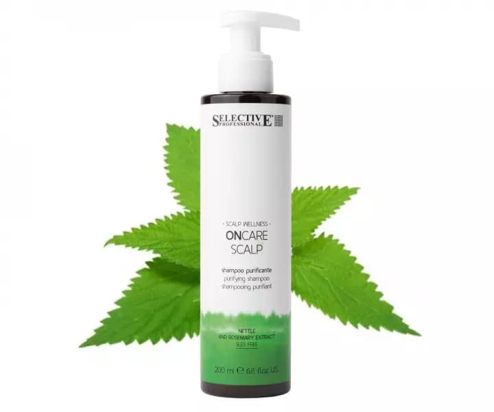 شامپو ضد‌شوره سلکتیو پروفشنال ONcare Scalp Purifying حجم 200میل — تصویر ۳