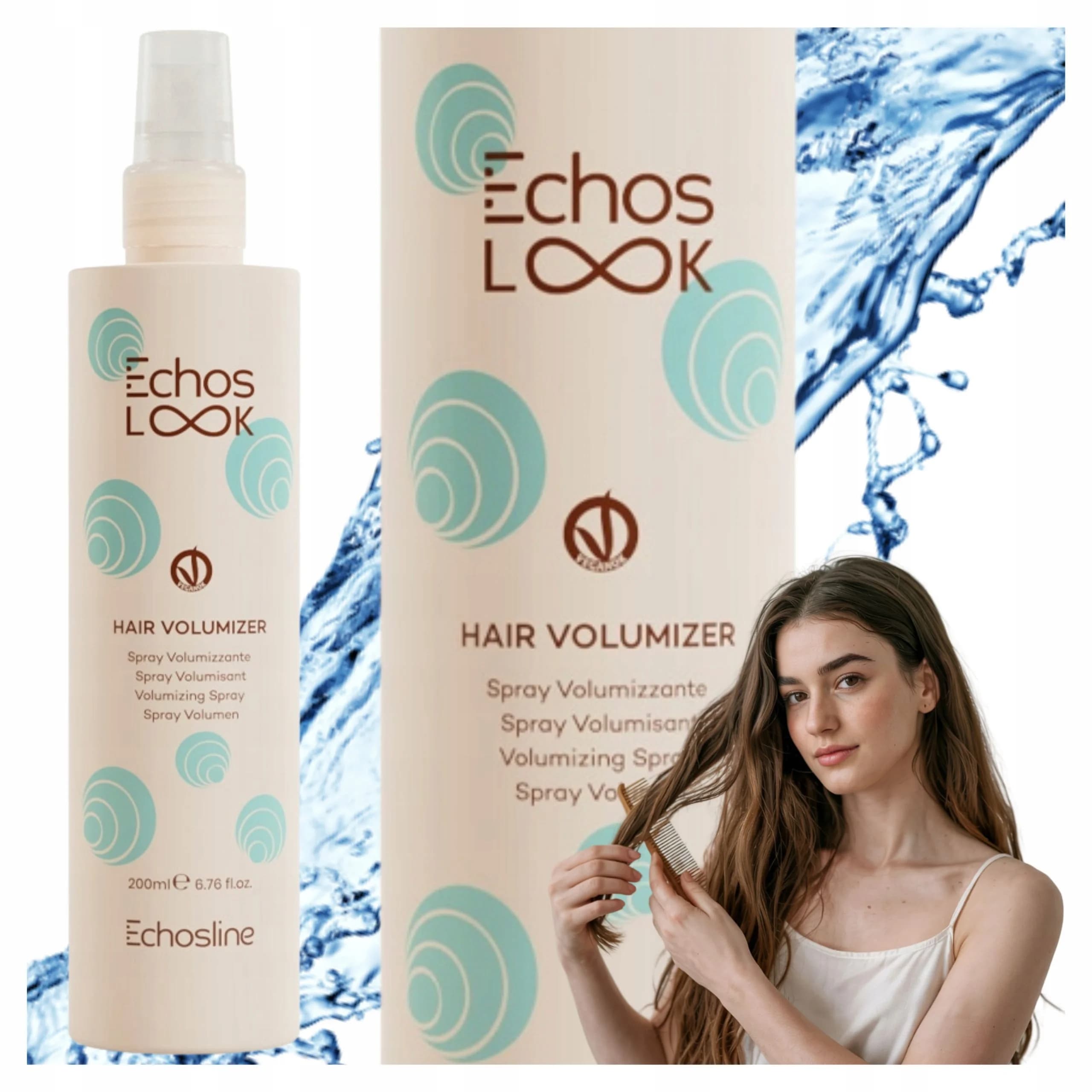 اسپری Echos Look اچ‌اس‌لاین حجم‌دهنده مو حجم 200 میلی‌لیتر — تصویر ۵