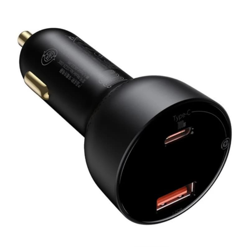 شارژر فندکی 100 وات بیسوس مدل Dual Quick 100W — تصویر ۲