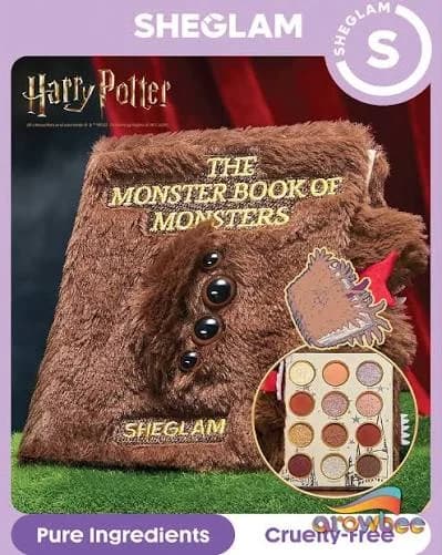 پالت سایه Monsters شیگلم 12 رنگ مدل Monster Book Of Monsters — تصویر ۴