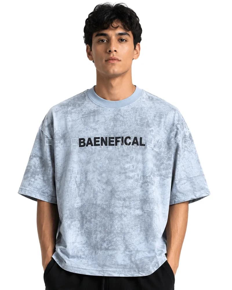 تیشرت سنگشور باکسی دونخ Baenefical | کد: 1009 — تصویر ۵