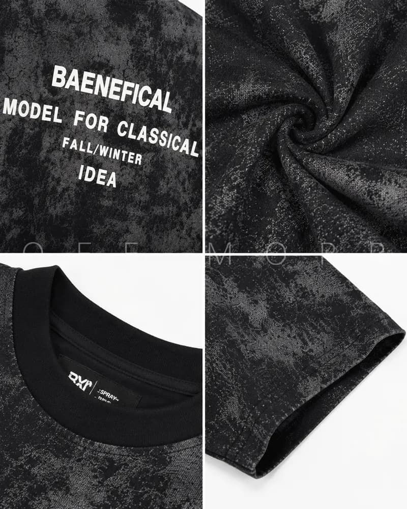 تیشرت سنگشور باکسی دونخ Baenefical | کد: 1009 — تصویر ۶