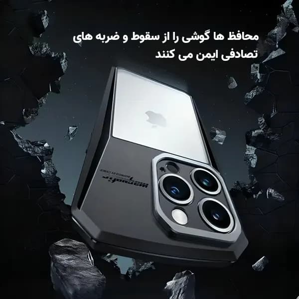 قاب XUNDD مدل Cybertruck آیفون iPhone 13 Pro Max — تصویر ۳