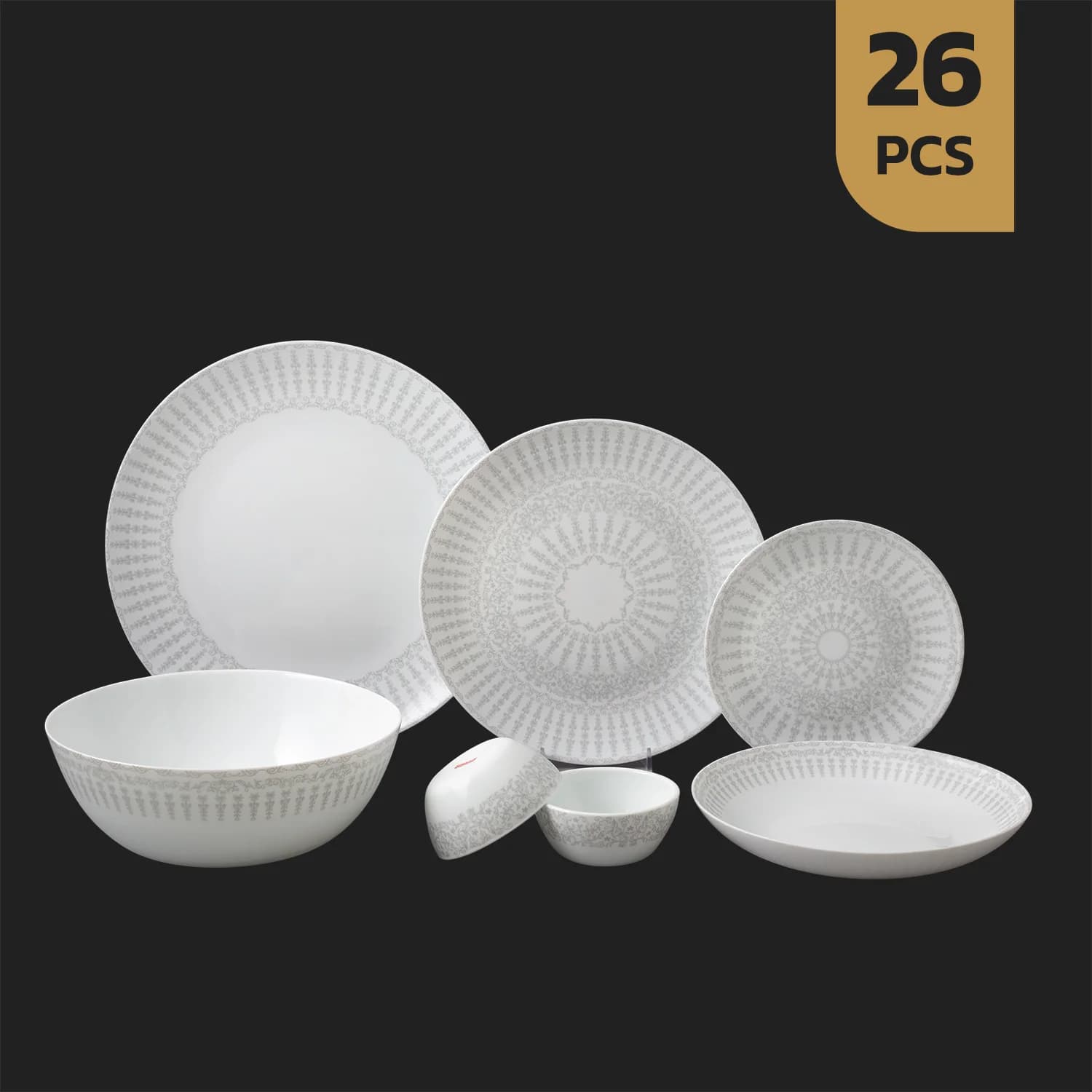 سرویس ۲۶ پارچه آیروپال طرح ناری