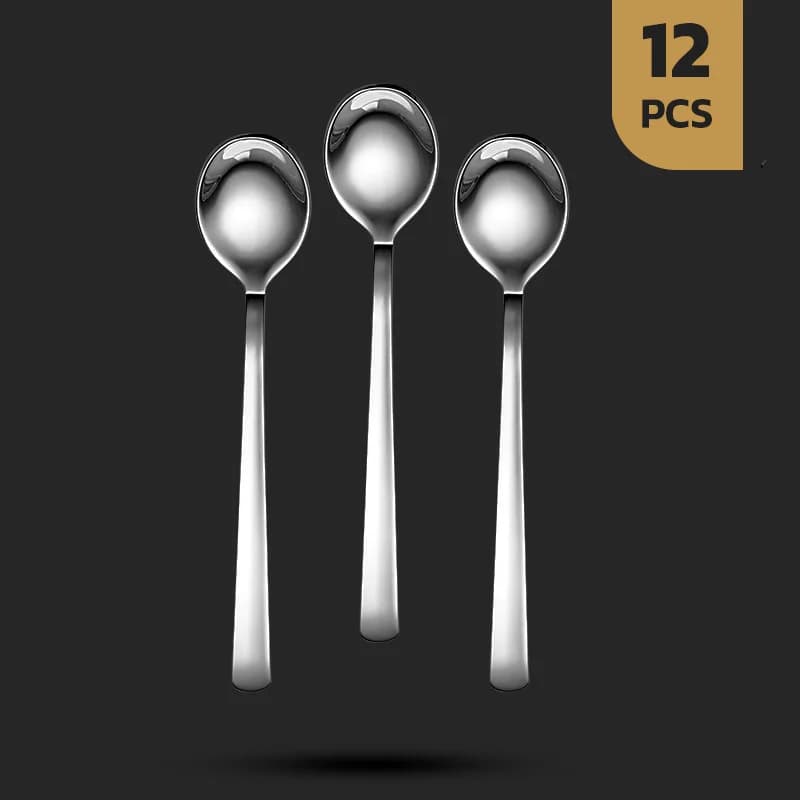 سرویس 12 پارچه قاشق مربا طرح رویال