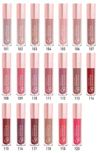 رژ لب مایع گلدن رز مدل Soft & Matte شماره 113 — تصویر ۷