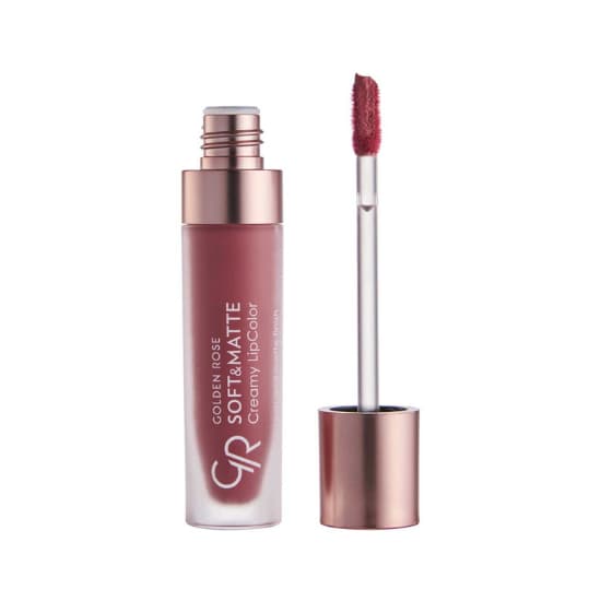 رژ لب مایع گلدن رز مدل Soft & Matte Creamy شماره 108 — تصویر ۵