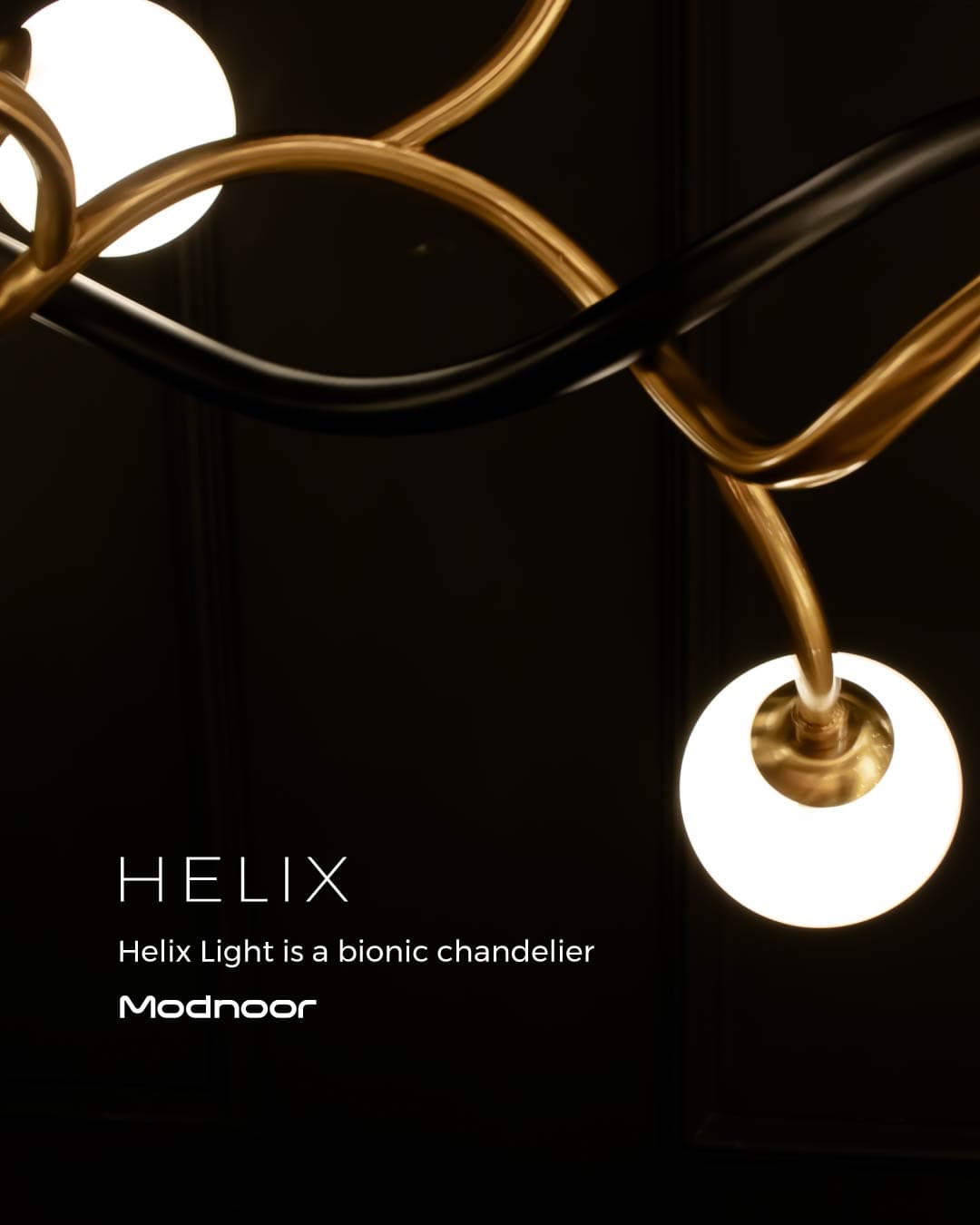 لوستر هلیکس لایت خطی – Helix Light